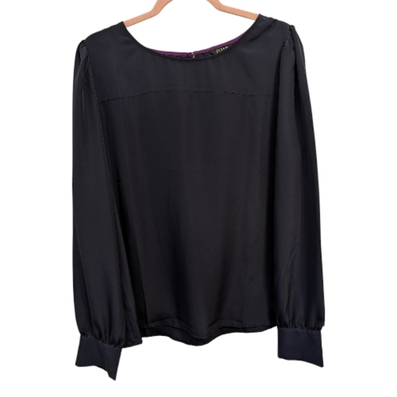 J. Crew Tops - J. Crew Flowy Navy Blouse Size XL NWT
